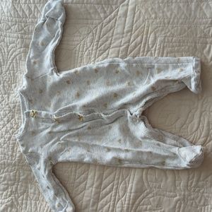 Baby girl footie pajama